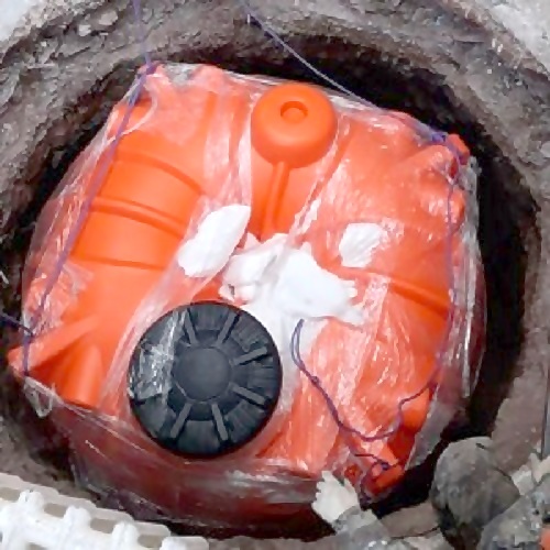 накопительный резервуар для подземной установки объемом 5 кубов